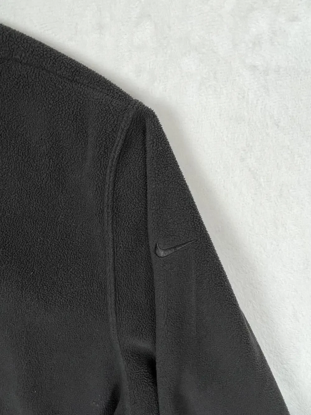 Nike Golf Therma-FIT Fleece Jacket Mens Medium Black Full Zip Collared Layer